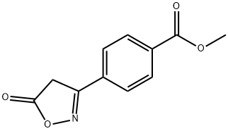 methyl 4-(5-oxo-4,5-dihydroisoxazol-3-yl)benzoate Struktur