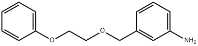 3-[(2-phenoxyethoxy)methyl]aniline Struktur