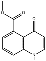 methyl 4-oxo-1,4-dihydroquinoline-5-carboxylate Struktur