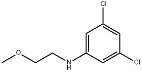 3,5-dichloro-N-(2-methoxyethyl)aniline Struktur