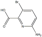 6-Amino-3-bromopicolinic acid Struktur