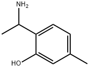 2-(1-aminoethyl)-5-methylphenol Struktur