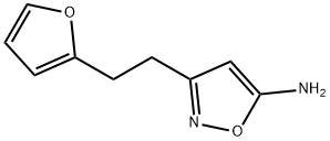 3-[2-(furan-2-yl)ethyl]-1,2-oxazol-5-amine Struktur