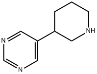 5-piperidin-3-ylpyrimidine Struktur