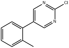 2-CHLORO-5-(2-TOLYL)PYRIMIDINE Struktur