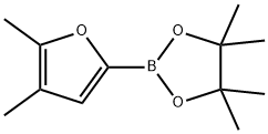 4,5-Dimethylfuran-2-boronic acid pinacol ester Struktur