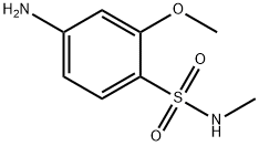 4-amino-2-methoxy-N-methylbenzene-1-sulfonamide Struktur