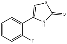 4-(2-fluorophenyl)-2,3-dihydro-1,3-thiazol-2-one Struktur