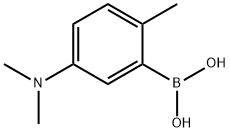 5-(Dimethylamino)-2-methylphenylboronic acid Struktur