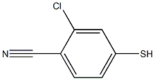 2-chloro-4-mercaptobenzonitrile Struktur