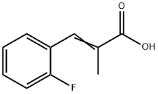 2-Propenoic acid, 3-(2-fluorophenyl)-2-Methyl- Struktur