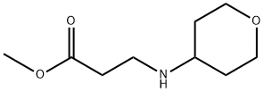 methyl 3-((tetrahydro-2H-pyran-4-yl)amino)propanoate Struktur