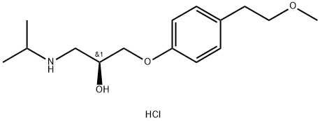 (S)-1-(isopropylamino)-3-(4-(2-methoxyethyl)phenoxy)propan-2-ol Struktur