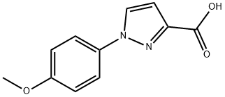 1-(4-methoxyphenyl)-1H-pyrazole-3-carboxylic acid Struktur