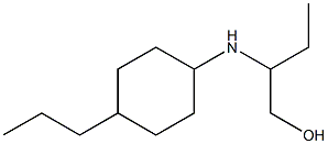 2-[(4-propylcyclohexyl)amino]butan-1-ol Struktur