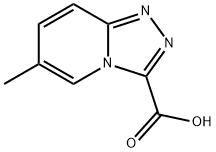 6-Methyl-[1,2,4]triazolo[4,3-a]pyridine-3-carboxylic acid Struktur