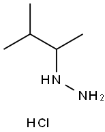 (3-methylbutan-2-yl)hydrazine dihydrochloride Struktur