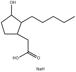 sodium tetrahydrojasmonate Struktur