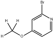 2-Bromo-4-(methoxy-d3)-pyridine Struktur