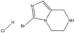 3-BROMO-5,6,7,8-TETRAHYDROIMIDAZO[1,5-A]PYRAZINE HYDROCHLORIDE Struktur