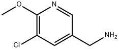 (5-CHLORO-6-METHOXYPYRIDIN-3-YL)METHANAMINE Struktur