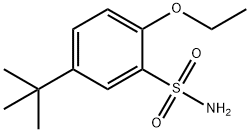 Benzenesulfonamide, 5-(1,1-dimethylethyl)-2-ethoxy- Struktur