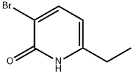 2(1H)-Pyridinone, 3-bromo-6-ethyl- Struktur