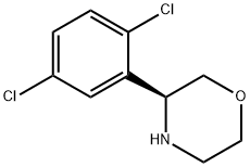 (3S)-3-(2,5-DICHLOROPHENYL)MORPHOLINE Struktur