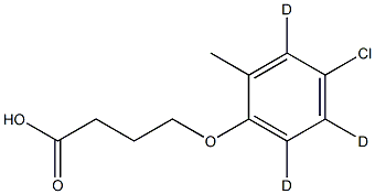 4-(4-Chloro-2-methylphenoxy-d 3)butyric Acid	 Struktur