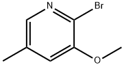 Pyridine, 2-bromo-3-methoxy-5-methyl- Struktur