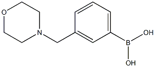 (3-(Morpholinomethyl)phenyl)boronic acid Struktur