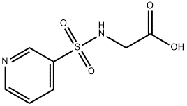 2-(pyridine-3-sulfonamido)acetic acid Struktur