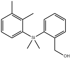 2-[(2,3-DiMethylphenyl)diMethylsilyl]benzyl alcohol, 95% Struktur