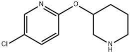 5-Chloro-2-(piperidin-3-yloxy)pyridine Struktur