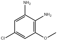 5-Chloro-3-methoxy-benzene-1,2-diamine Struktur