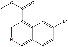 methyl 6-bromoisoquinoline-4-carboxylate Struktur