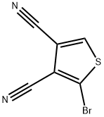 3,4-Thiophenedicarbonitrile, 2-bromo- Struktur