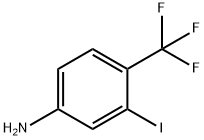 3-Iodo-4-(trifluoromethyl)aniline Struktur