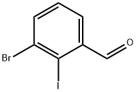 3-Bromo-2-iodo-benzaldehyde Struktur