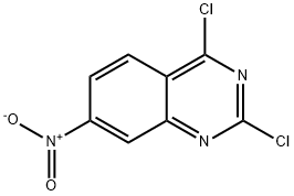 2,4-dichloro-7-nitroquinazoline Struktur