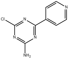 2-Amino-4-chloro-6-(4-pyridyl)-1,3,5-triazine Struktur