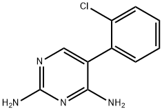 5-(2-chlorophenyl)pyrimidine-2,4-diamine Struktur