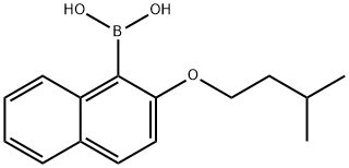 [2-(3-methylbutoxy)naphthalen-1-yl]boronic acid Struktur