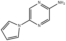 2-Amino-5-(1H-pyrrol-1-yl)pyrazine Struktur