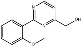 (2-(2-methoxyphenyl)pyrimidin-4-yl)methanol Struktur