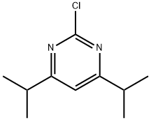 2-Chloro-4,6-diisopropylpyrimidine Struktur