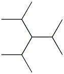 2,4-Dimethyl-3-isopropylpentane. Struktur