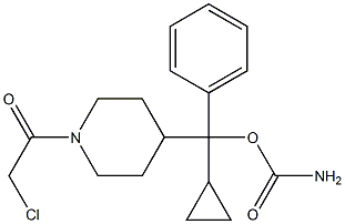 [1-(2-chloro-acetyl) -piperidine - 4-yl] -cyclopropyl-benzyl carbamate Struktur