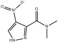 N,N-dimethyl-4-nitro-1H-pyrazole-3-carboxamide Struktur