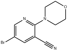 5-Bromo-2-morpholinonicotinonitrile Struktur